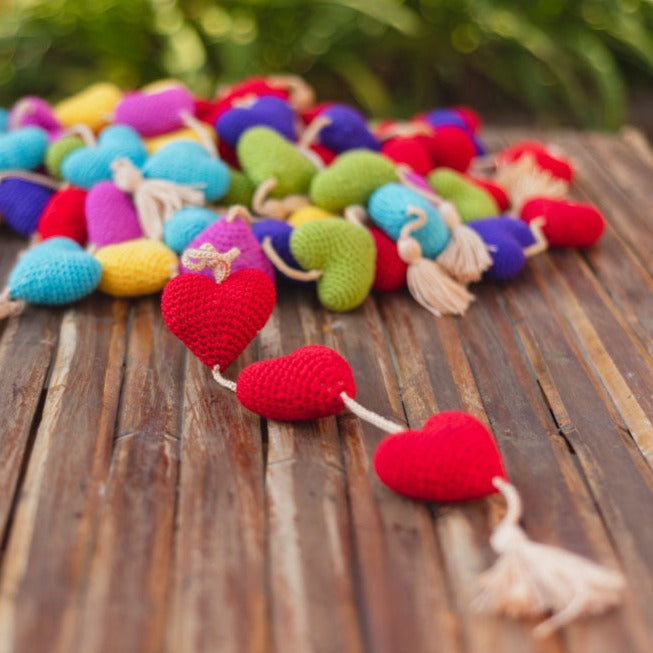 Cuelga Corazón de amor