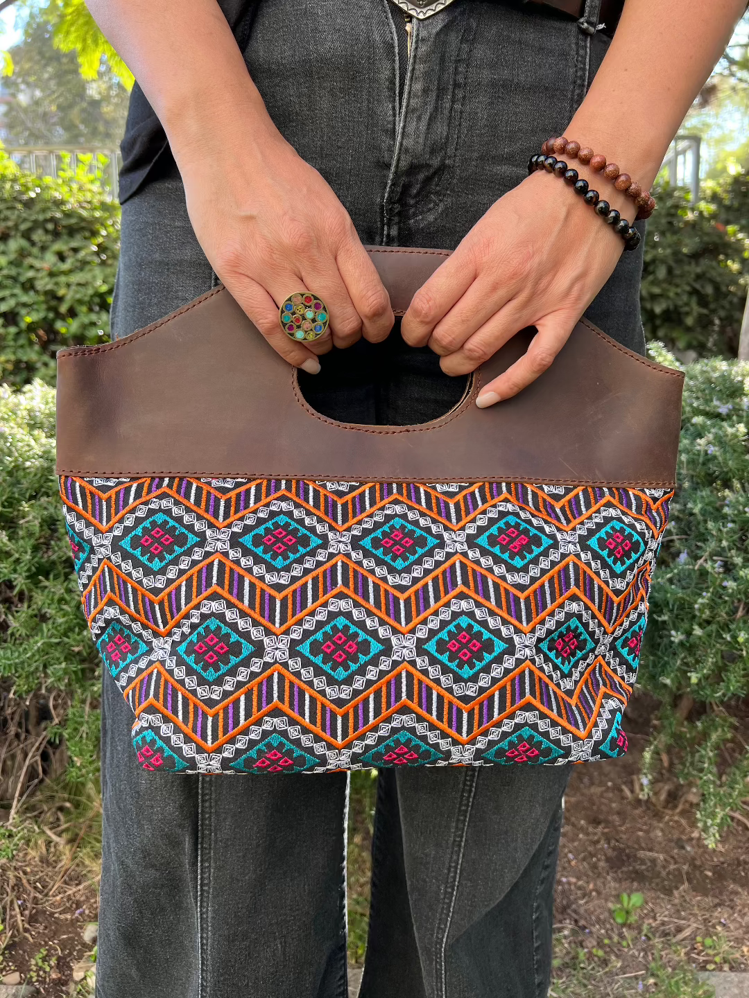 Cartera Thai de mano Siembra