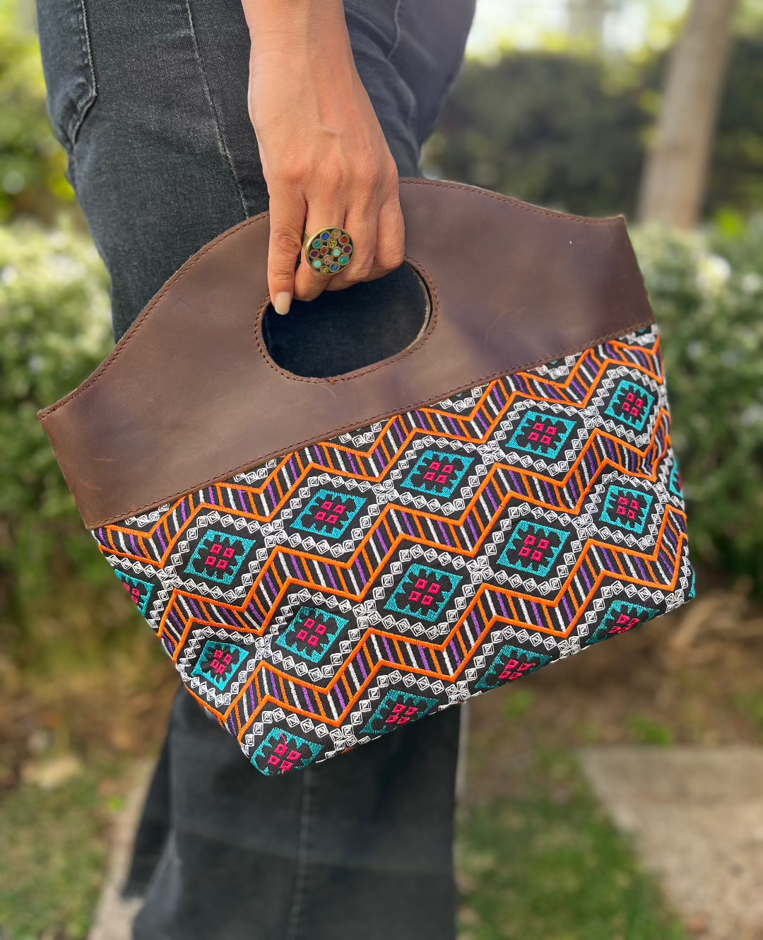 Cartera Thai de mano Siembra
