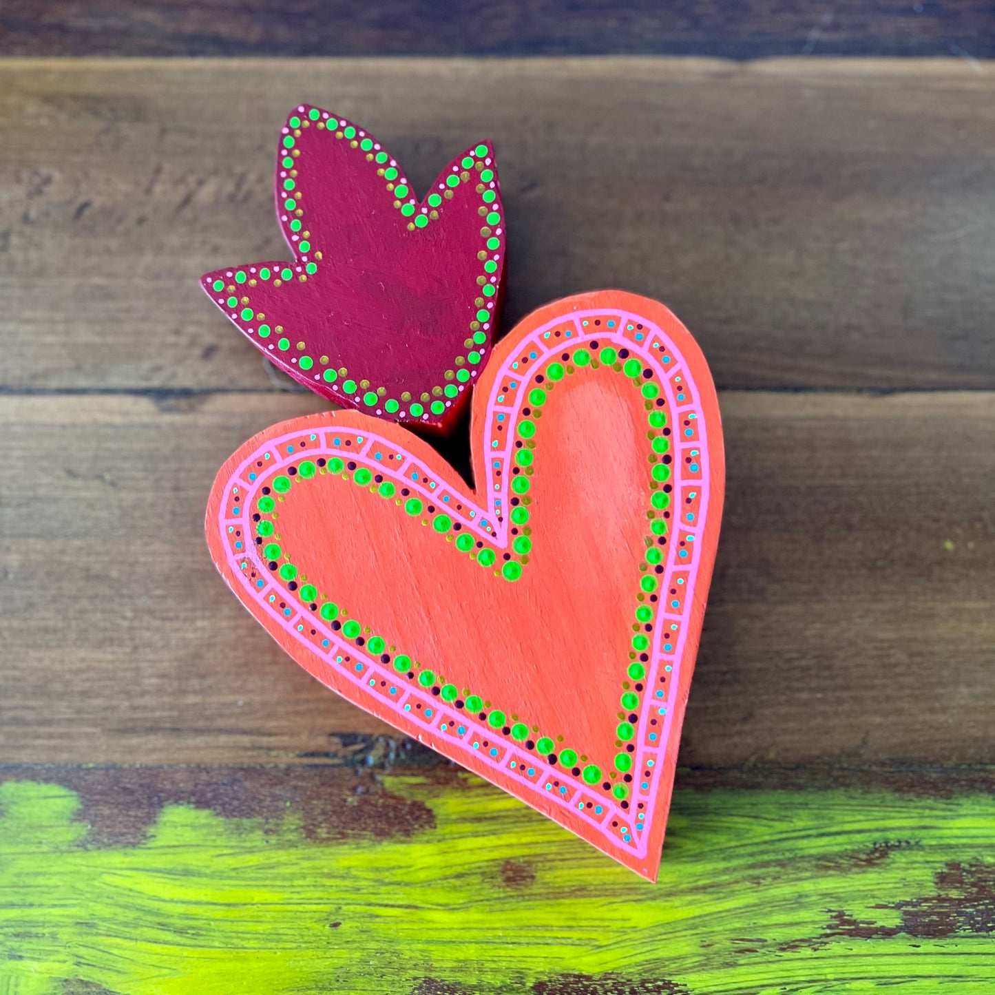 Corazones de Madera