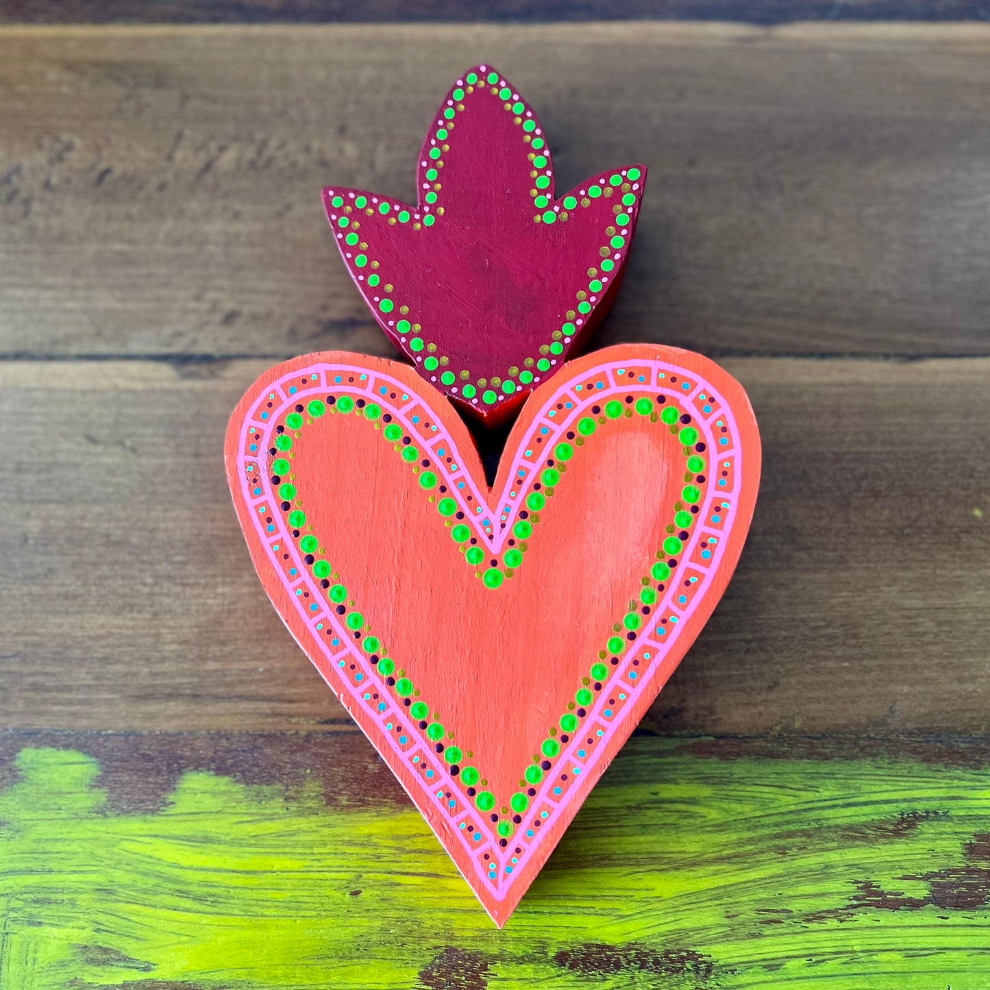 Corazones de Madera