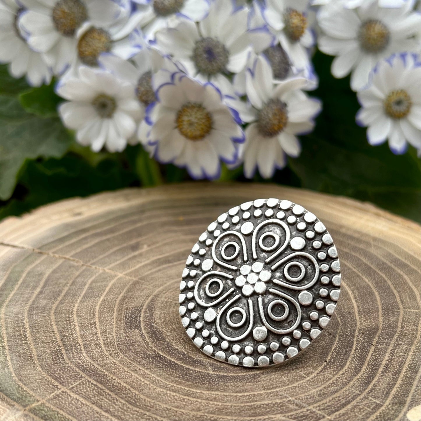 Anillo Mandala Flor