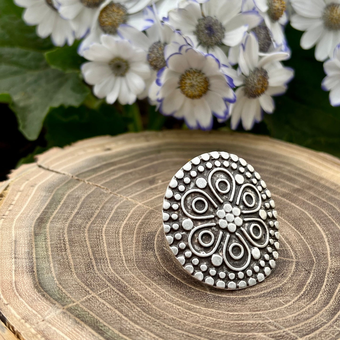 Anillo Mandala Flor