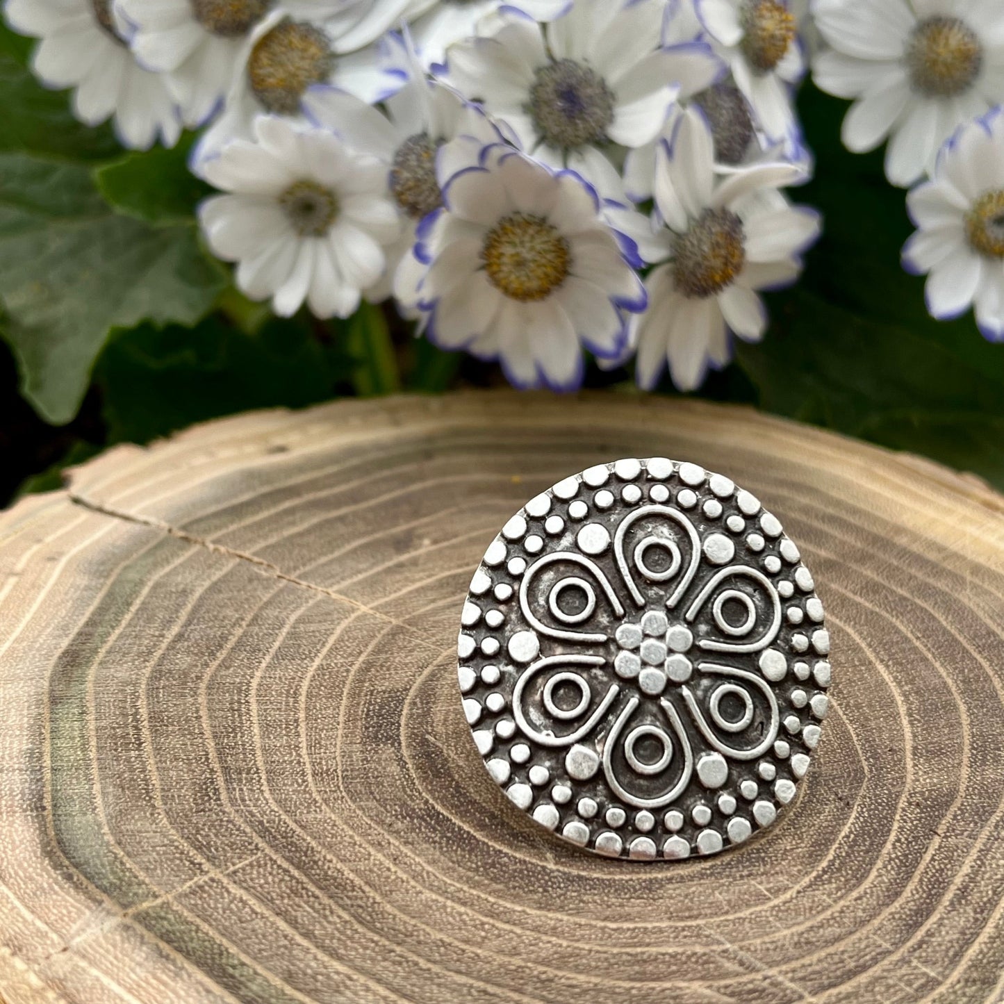 Anillo Mandala Flor