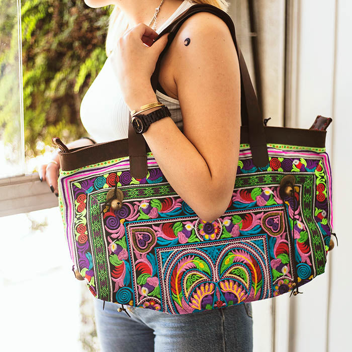 Maxi Cartera Thai Rosa