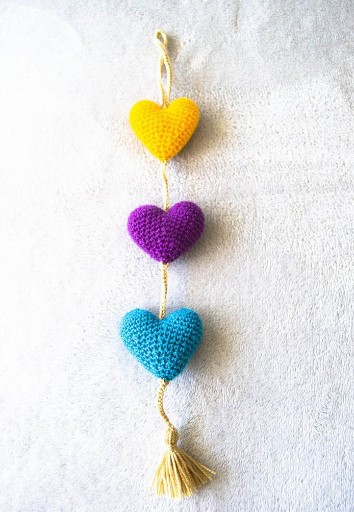 Cuelga Corazón Colorido