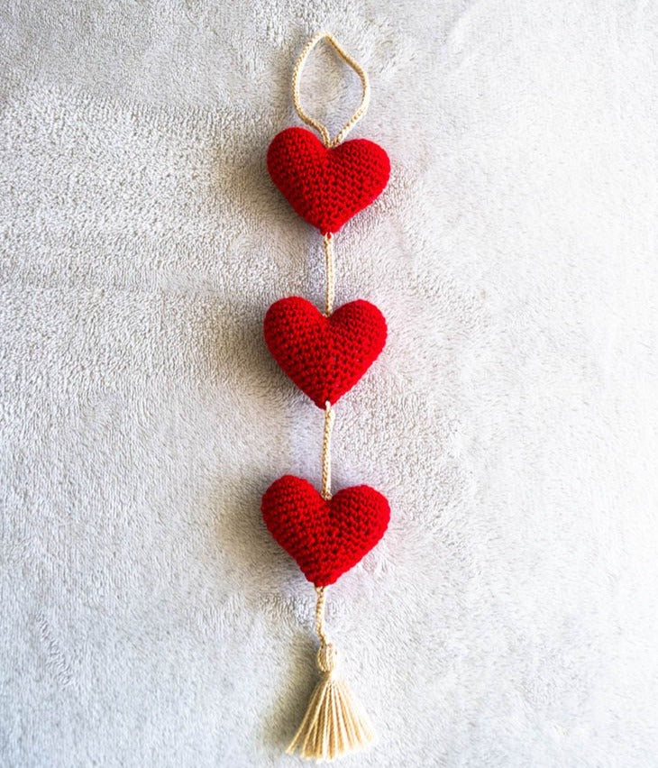 Cuelga Corazón de amor