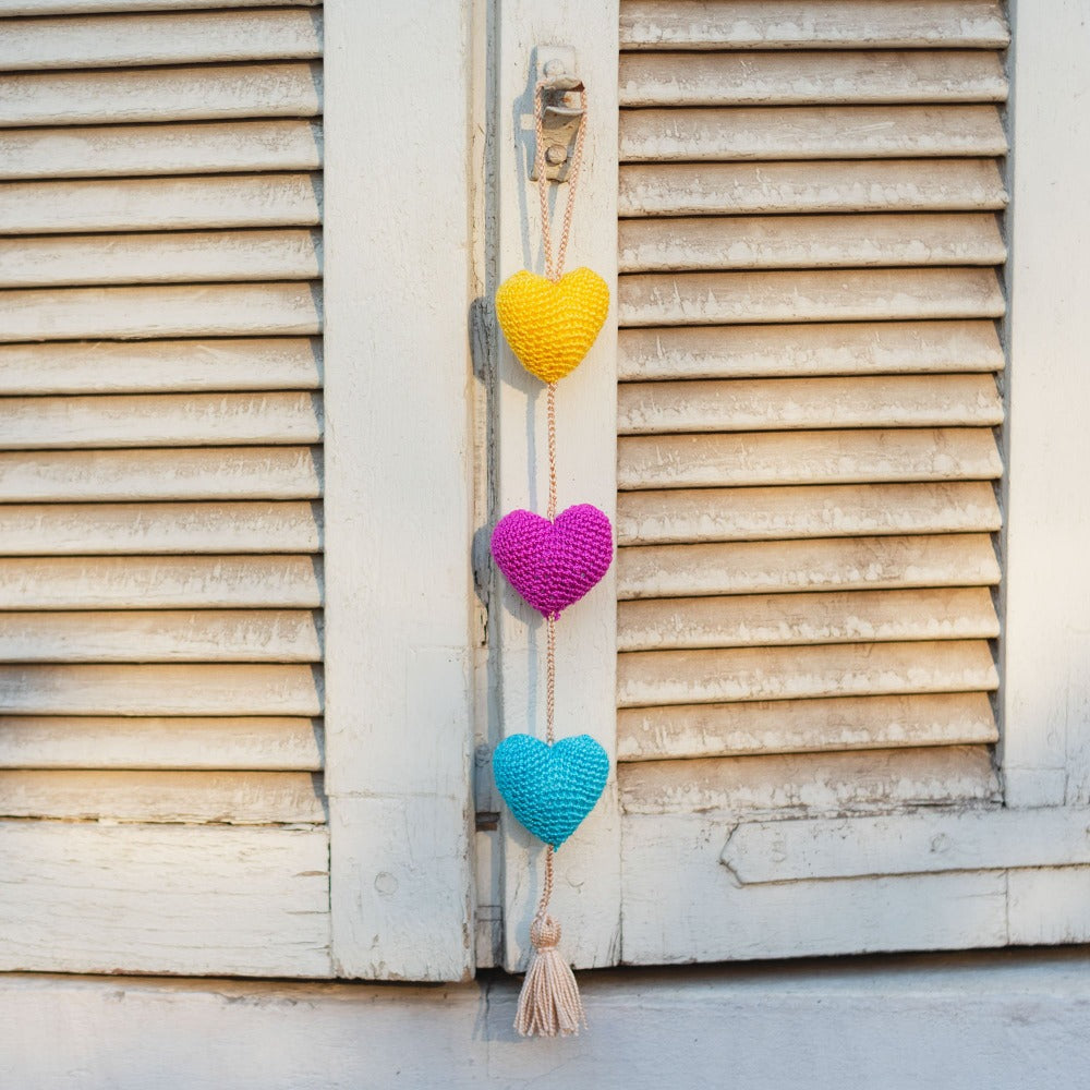 Cuelga Corazón Colorido