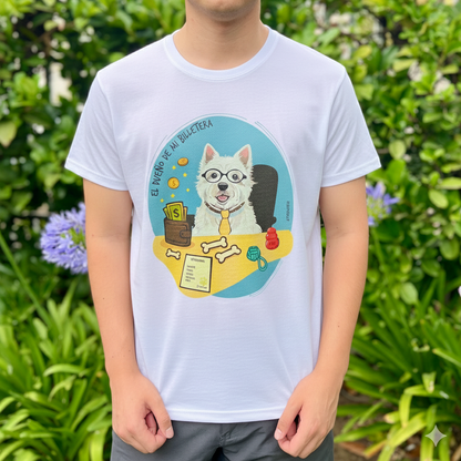 Polera "El dueño de mi billetera" 🐶 💰