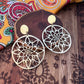 Aros Mandala Bronce- Medianos