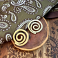 Aros Mandala Bronce- Medianos