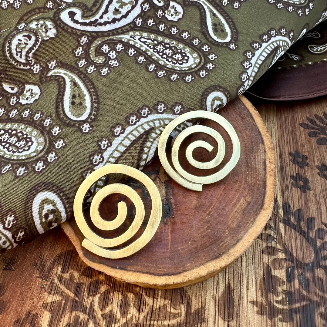 Aros Mandala Bronce- Medianos