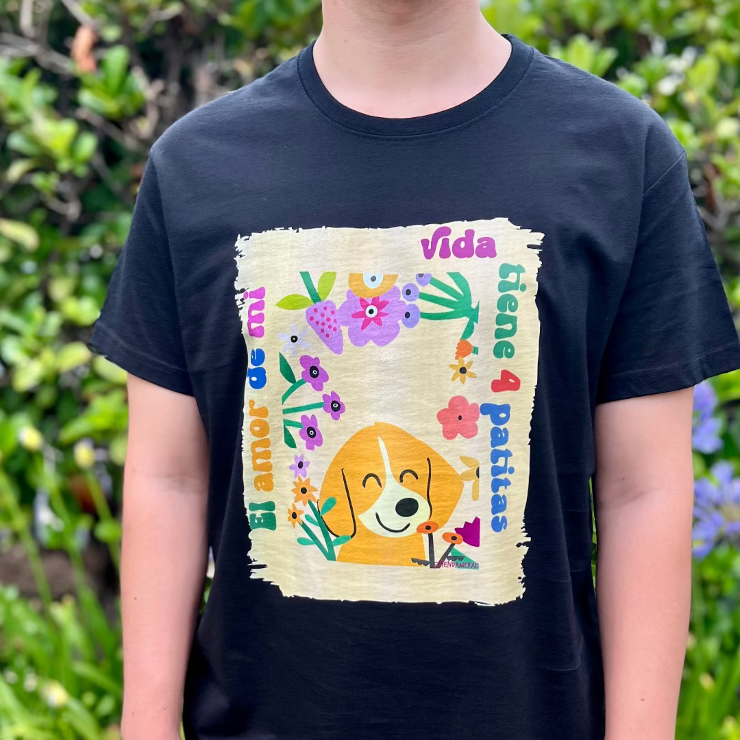 Polera "El amor de vida tiene 4 patitas" ❤️