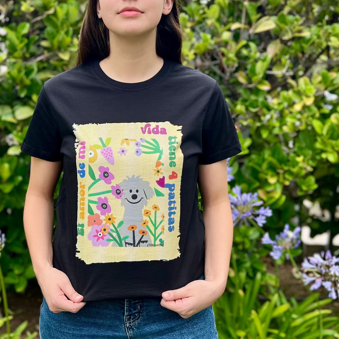 Polera "El amor de vida tiene 4 patitas" ❤️