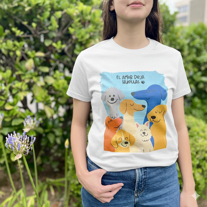 Polera "El amor deja huellas" 🐾
