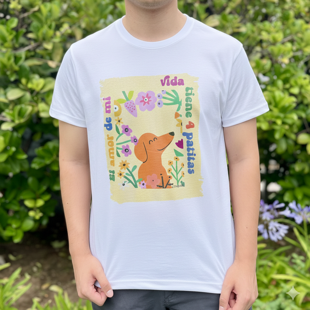 Polera "El amor de vida tiene 4 patitas" ❤️