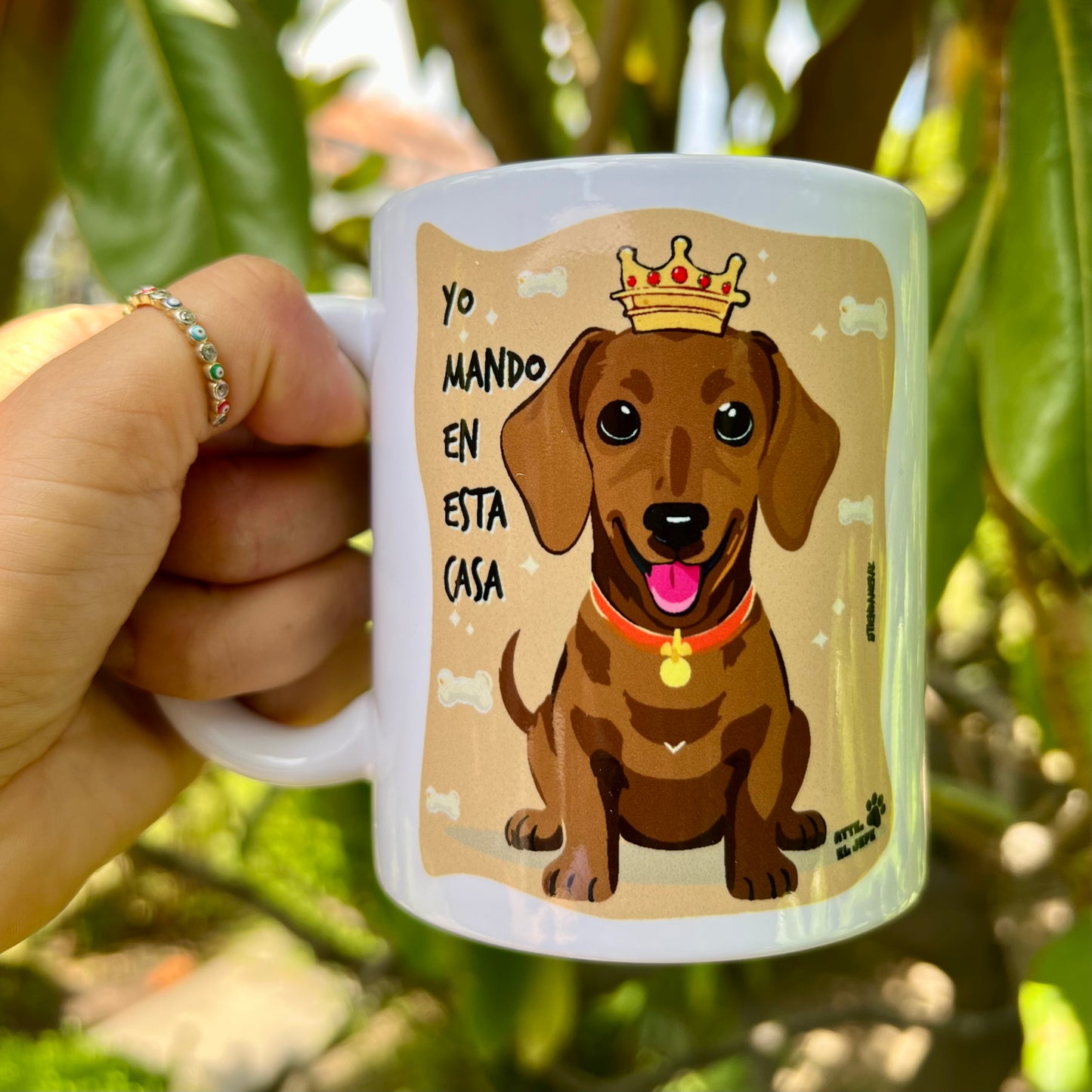 Tazón "Yo mando en esta casa" ☕👑