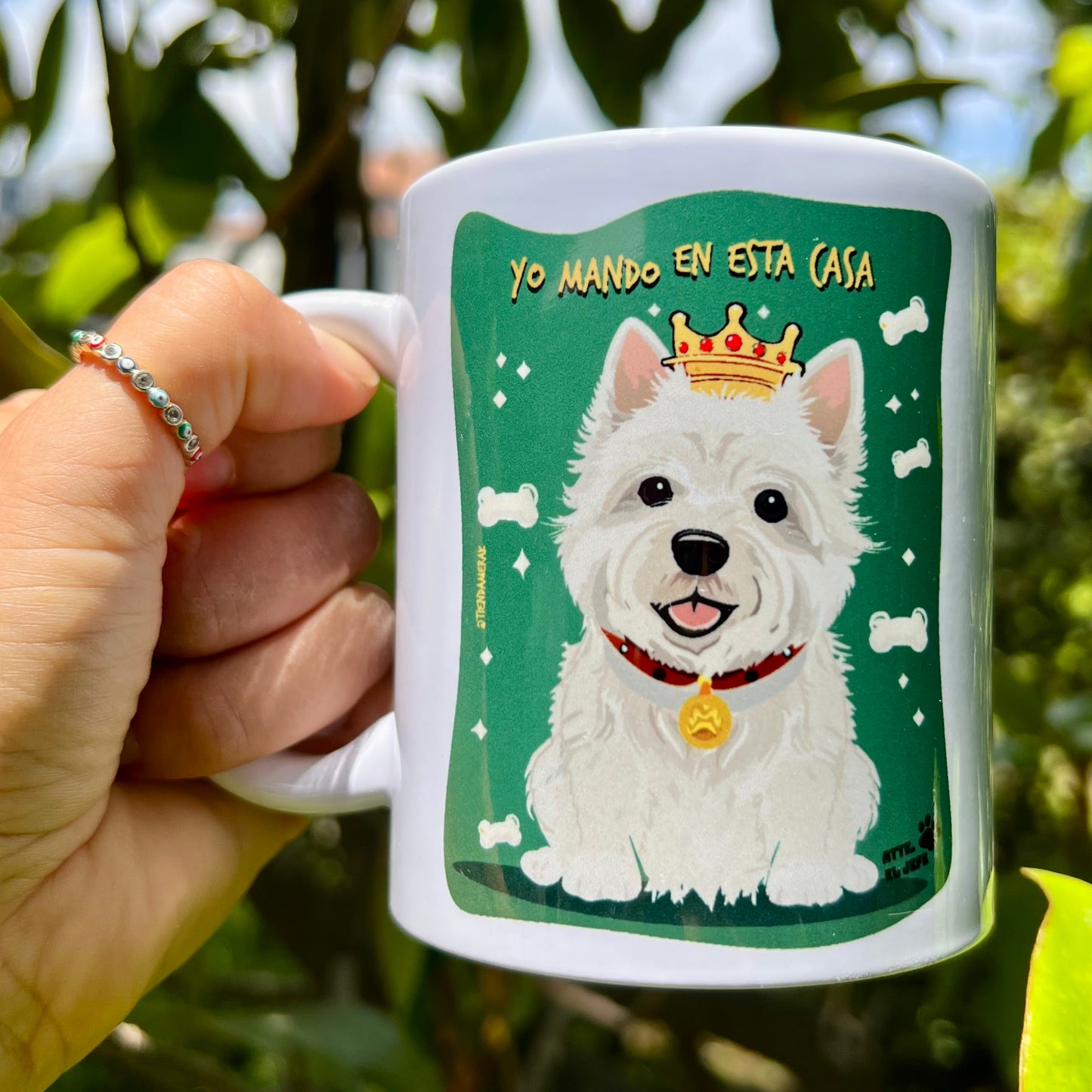 Tazón "Yo mando en esta casa" ☕👑