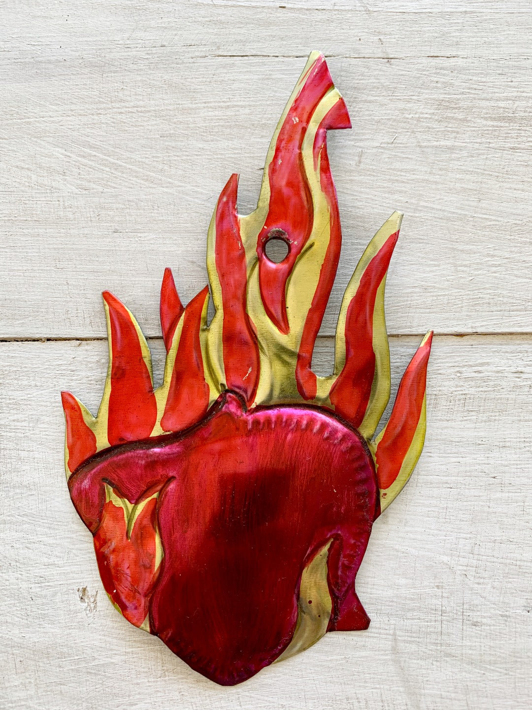 Corazón en llamas