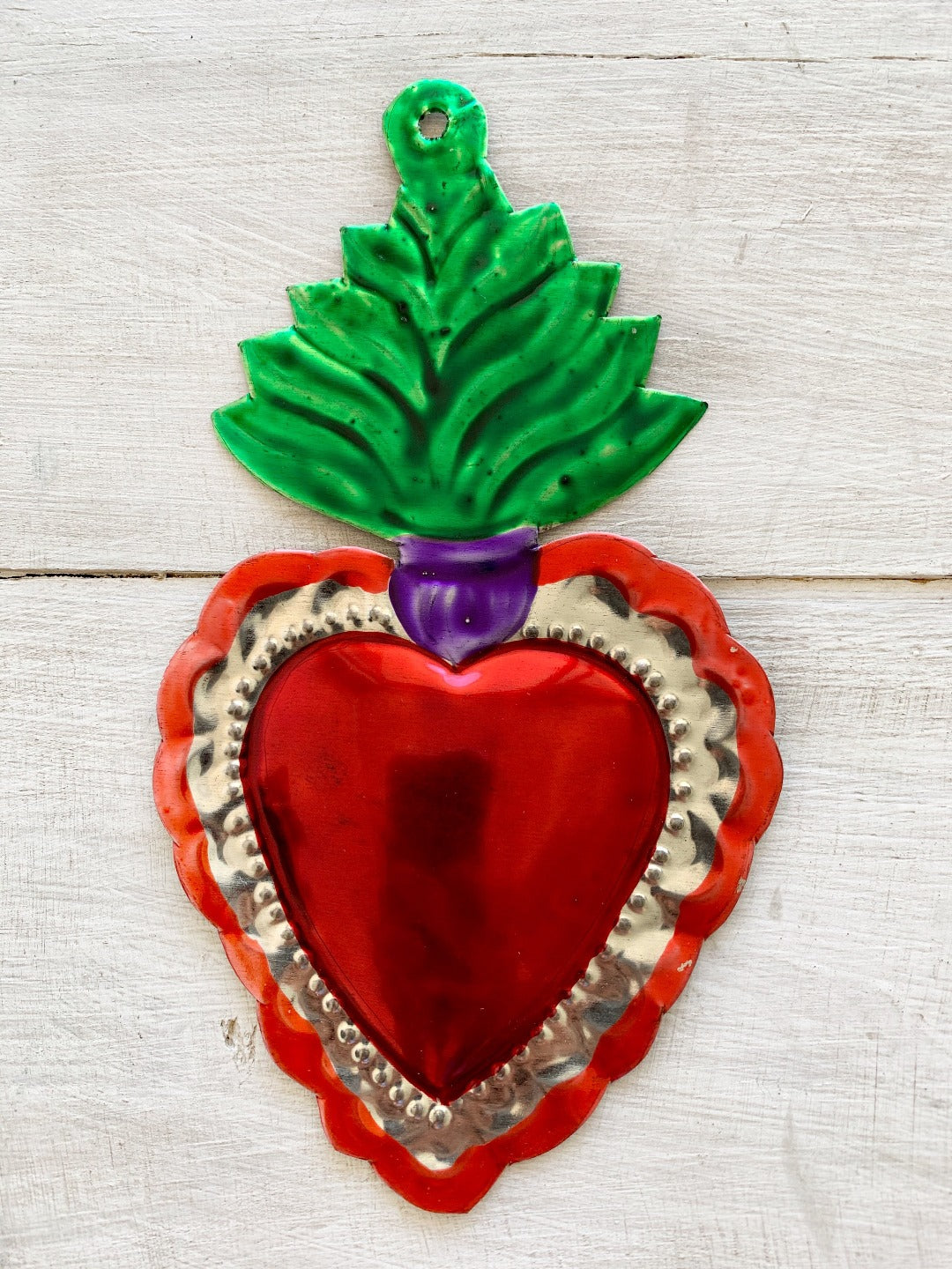 Corazón Nube Roja