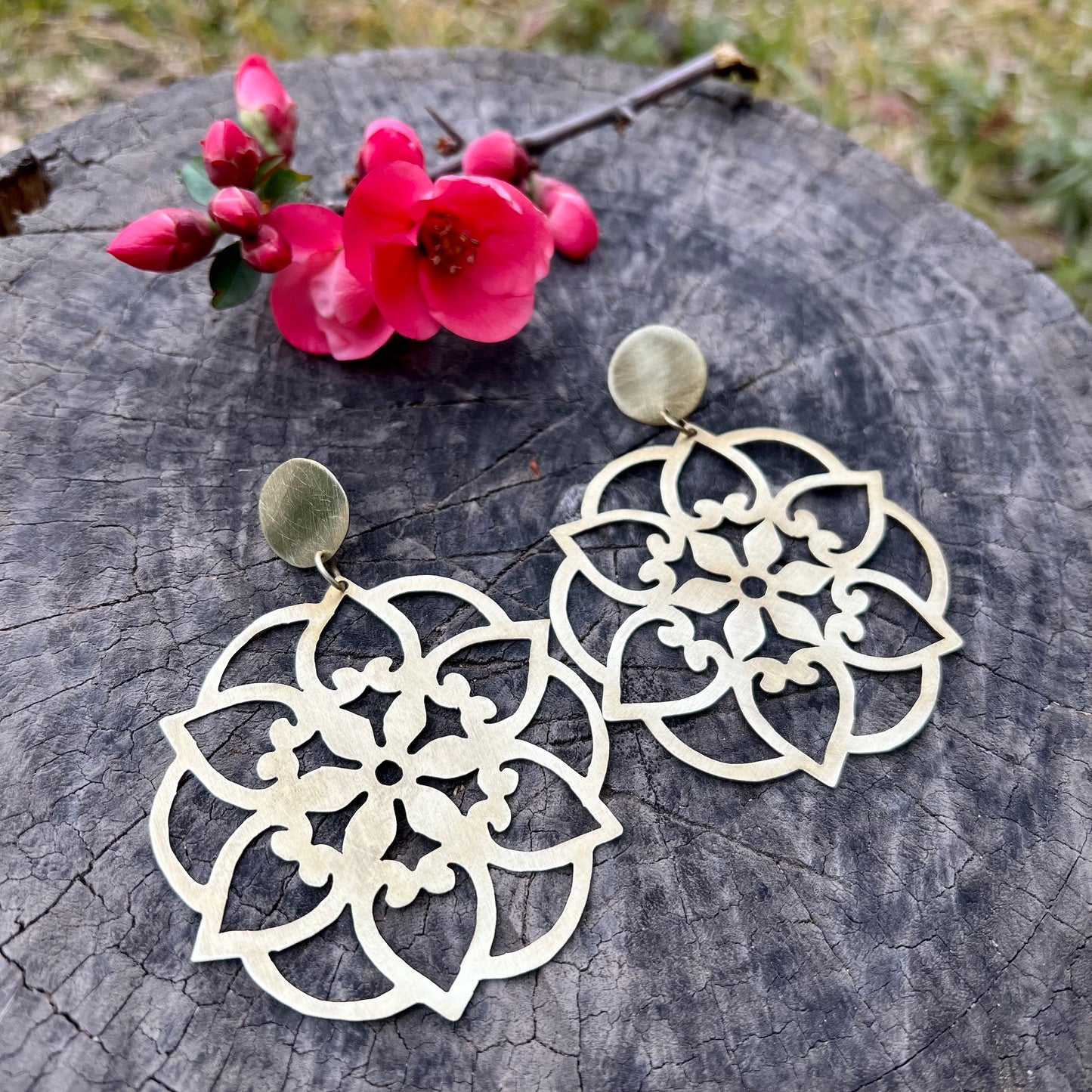 Aros Mandala Bronce Grandes