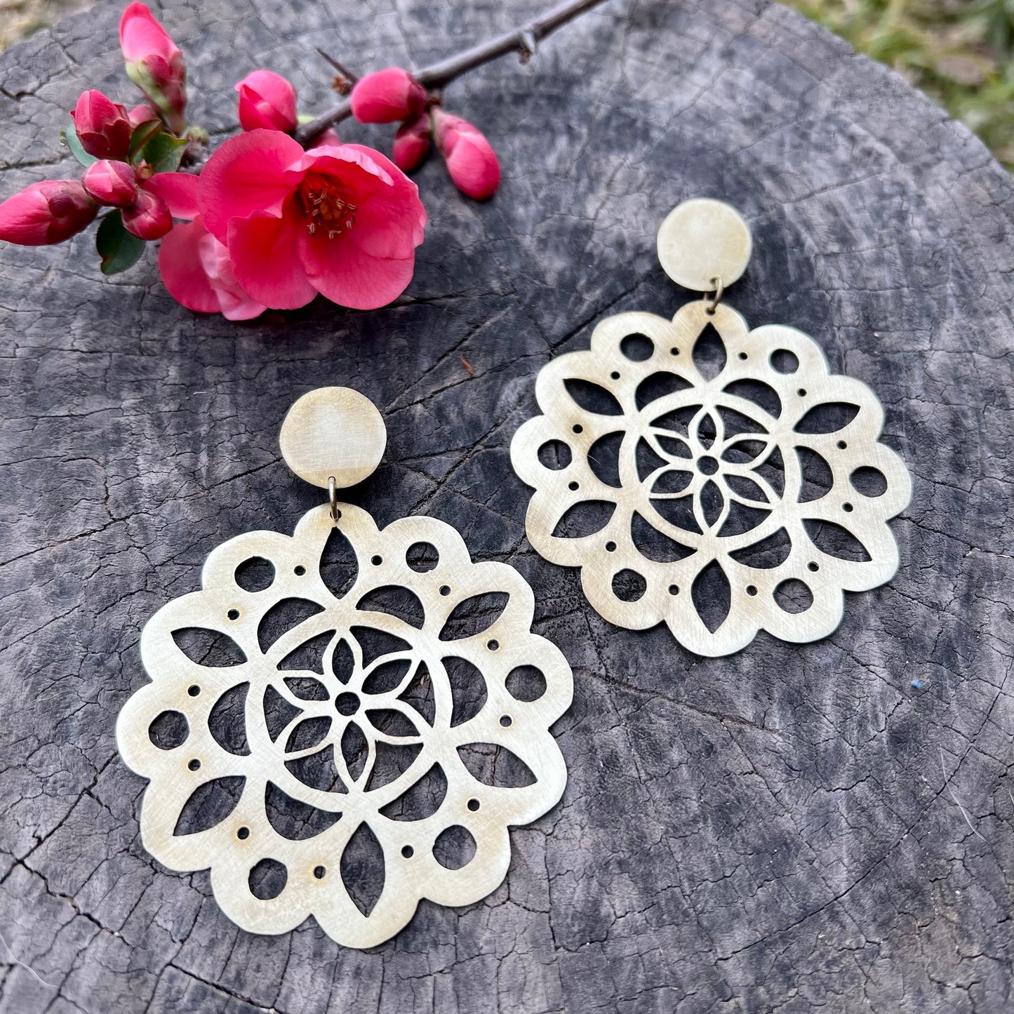 Aros Mandala Bronce Grandes