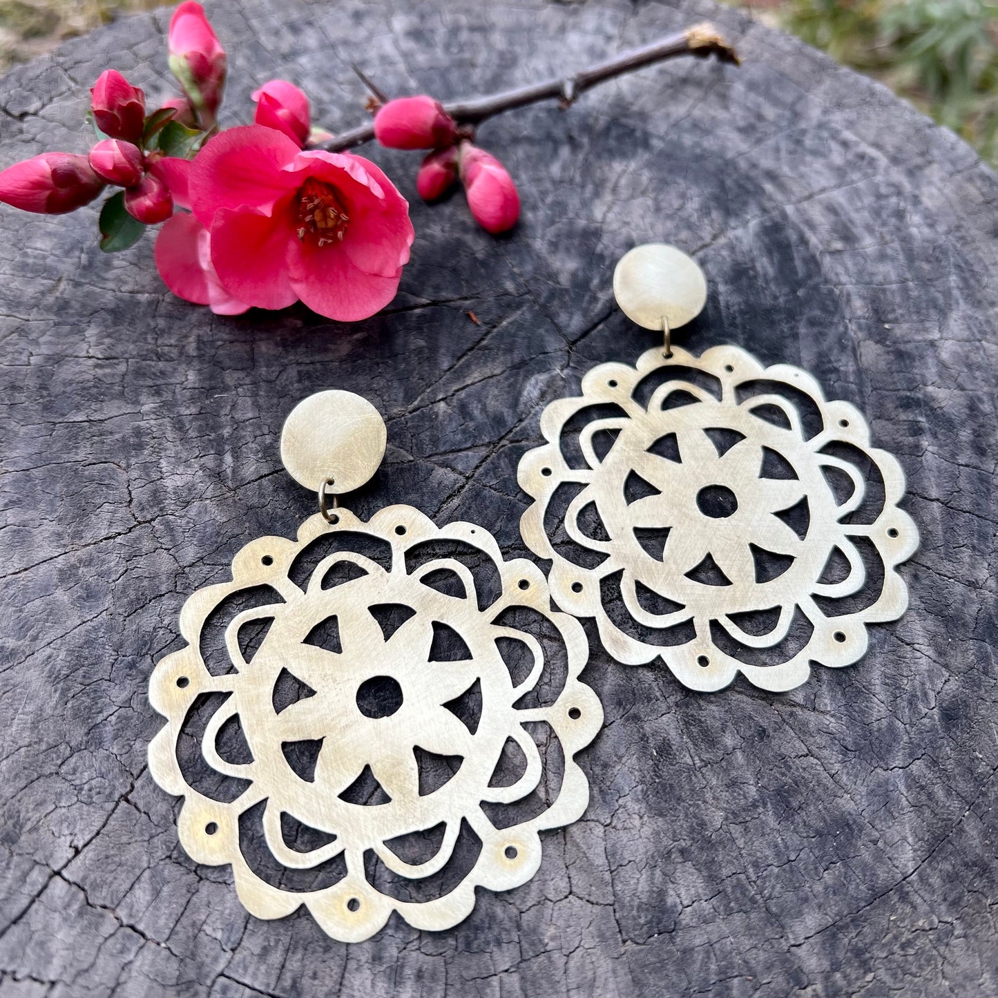 Aros Mandala Bronce Grandes