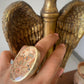 Anillo Jaspe Leopardita y Bronce